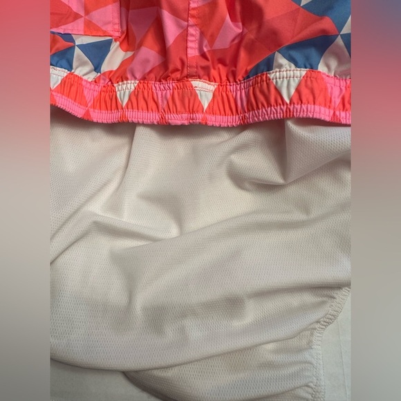 Psycho Bunny 2XLT Alexander Geometric Print Swim Trunks Neon Coral 10” Inseam - Picture 12 of 12